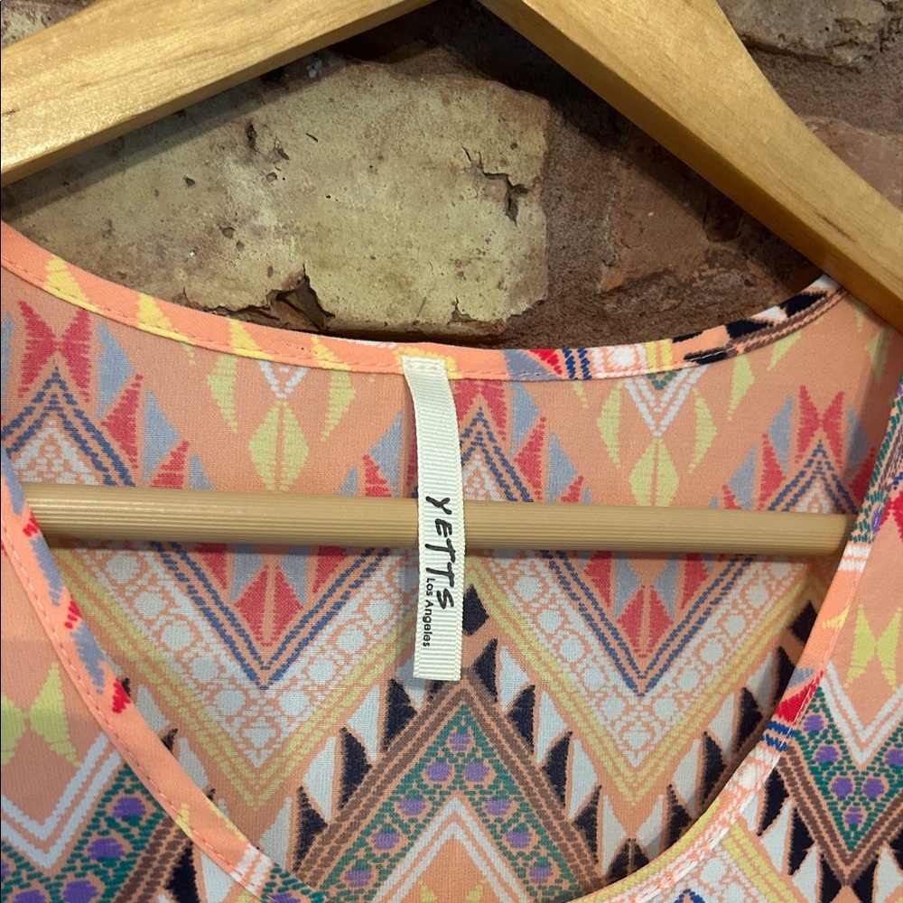 Chevron Patterned Women's Tunic - Picture 2 of 5